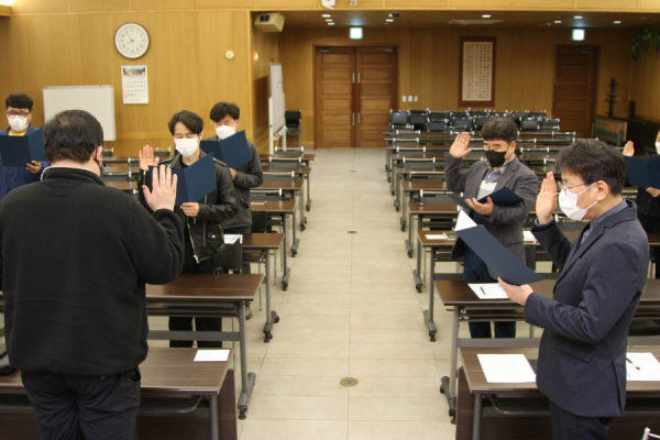 교구 영상기자단 갱신 선서