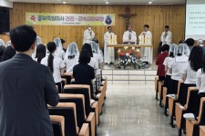 성심여중고 주보축일미사 및 근속교원 표창
